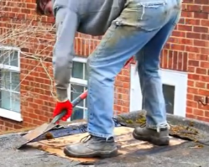 removing torch on felt