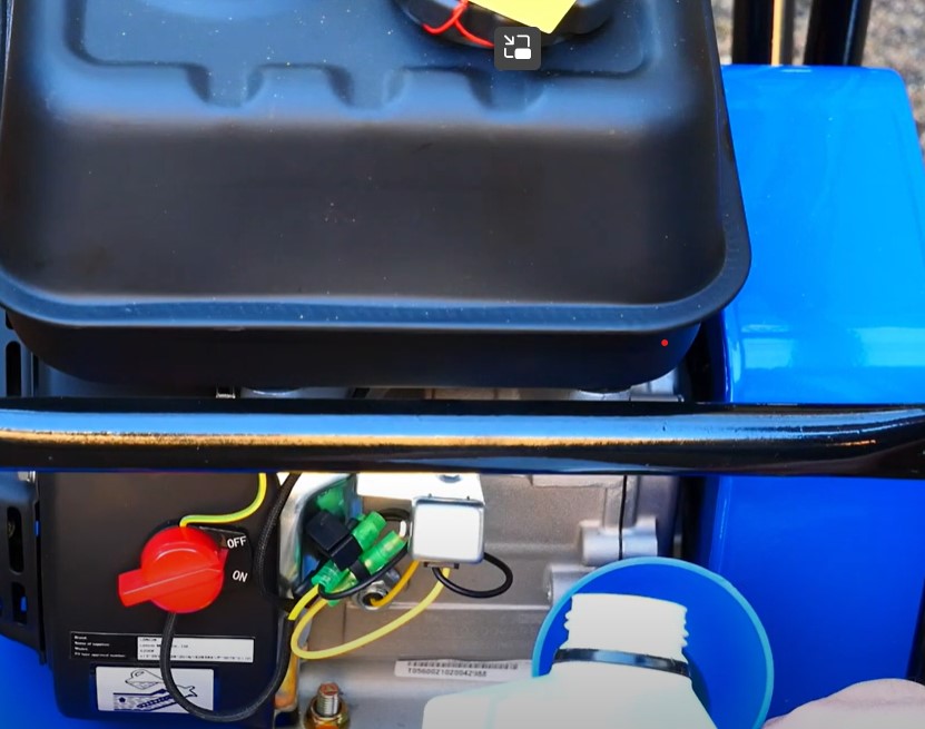 compactor plate oil fill