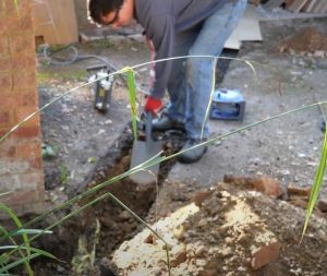 digging the trench